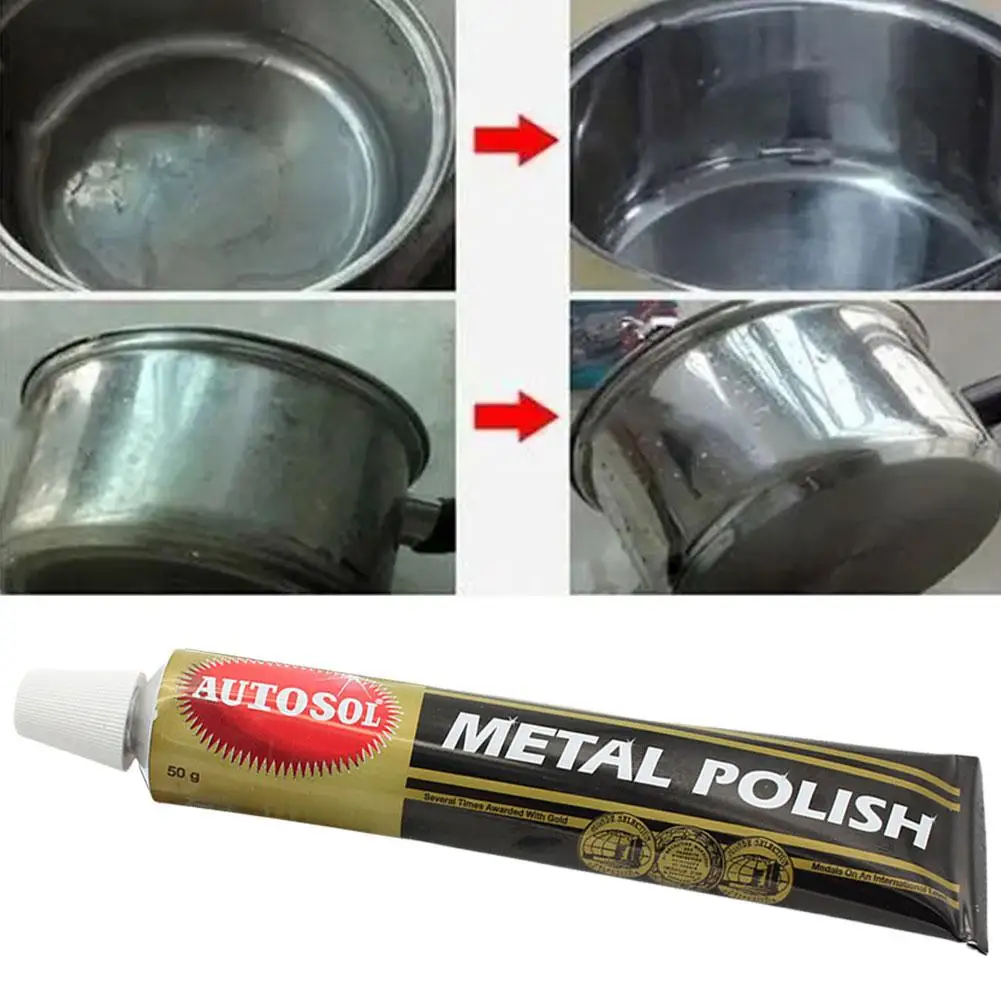 50g Metal Polishing Agent Cream Knife Machine Polishing Wax Repair Hardware Watch Belt Grinding Polishing Provincial Copper view 6