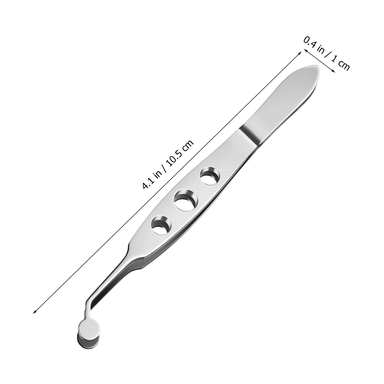 Meibomian Drüse Massage Pinzette Runde Spitze Edelstahl Augenlid Werkzeug Für Stye Remover Geschwollene Auge Tasche Relief Therapeutische