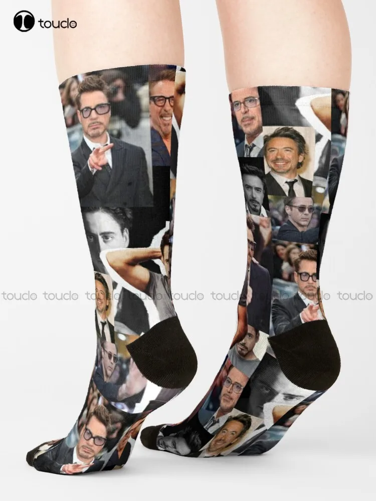 

Robert Downey Jr. Socks Baseball Socks Men Unisex Adult Teen Youth Socks 360° Digital Print Harajuku Streetwear Gift Retro 1Pair