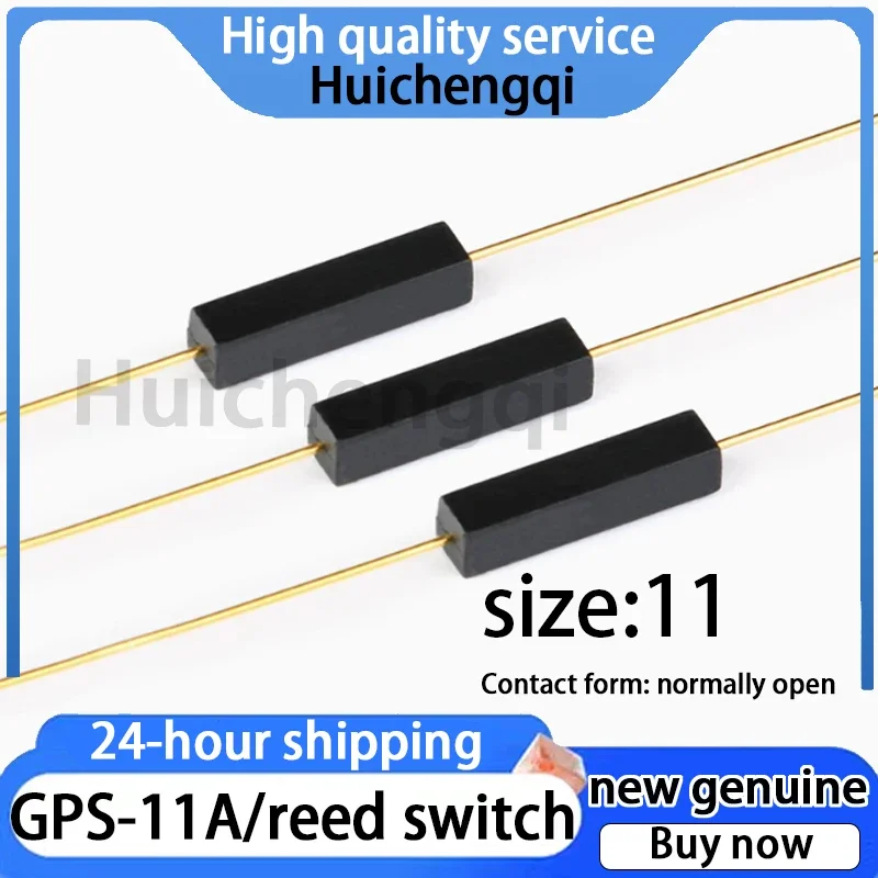 5-10PCS Genuine GPS-11A 3 * 11mm Reed Switch Plastic Sealed Anti-interference Normally Open Magnetic Induction Switch