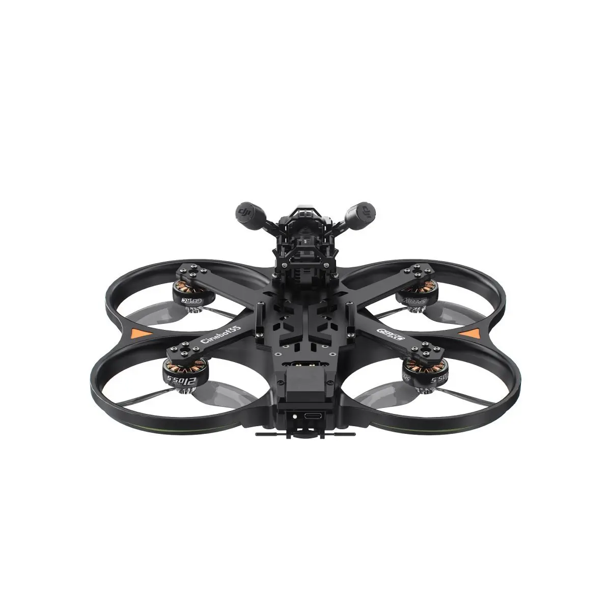 

Квадрокоптер GEPRC Cinebot35 O4 Pro 2105.5 / 2450KV, 388 г ±5 г, 6S, 10–11 минут полета, для FPV-полетов на дальние расстояния и фристайла