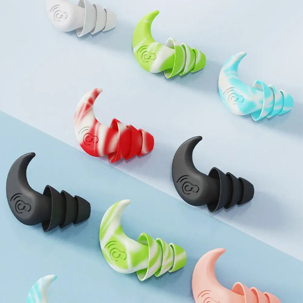 Anti Noise Siliconen Oordopjes Waterdicht Zwemmen Oordopjes Voor Slapen Duiken Surf Zacht Comfort Natation Zwemmende Oorbeschermer