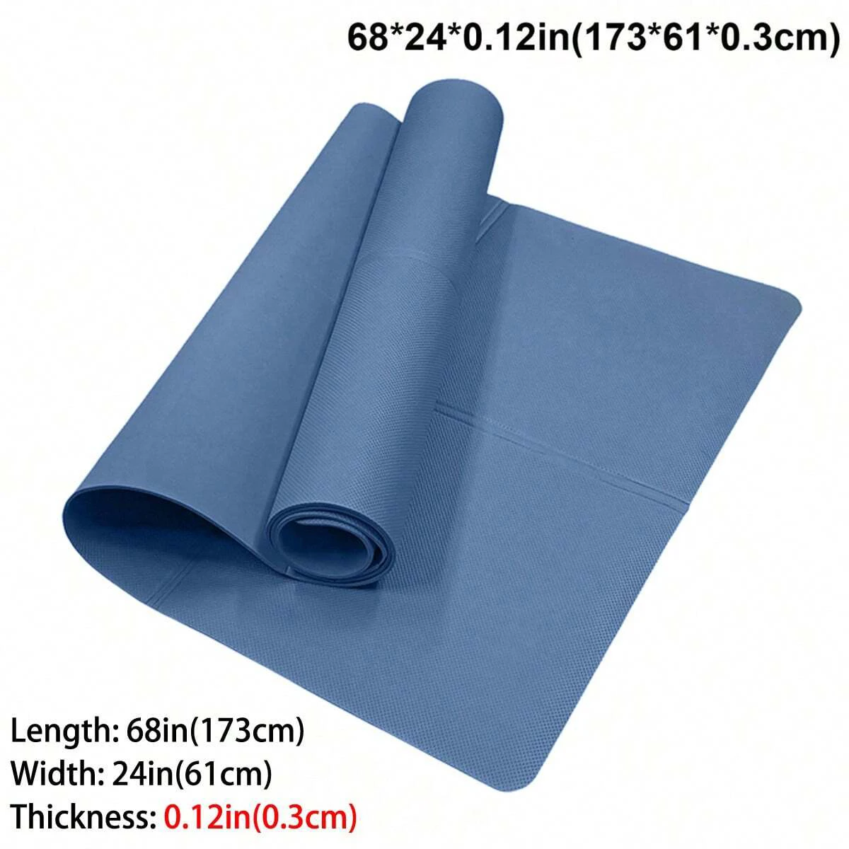 Faltbare Yogamatte, umweltfreundlich, EVA, faltbar, Reise-Fitness-Übungsmatte, 3 mm/4 mm/6 mm dick, für Yoga, Pilates und Bodentraining