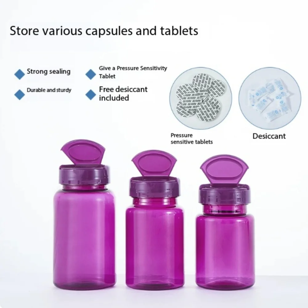 50PCS 80ML 120ml 150ML 200 250ML Brown Green Plastic Empty Bottles Jar Creams Powders Bath Salts Cosmetic Containers Retail Pot