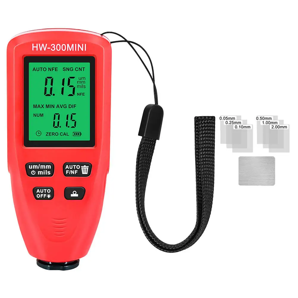 

Digital Paint Thickness Gauge Coating Thickness Meter for Automotive Car Paint Enamel Chrome Plating on Steel Aluminum Copper