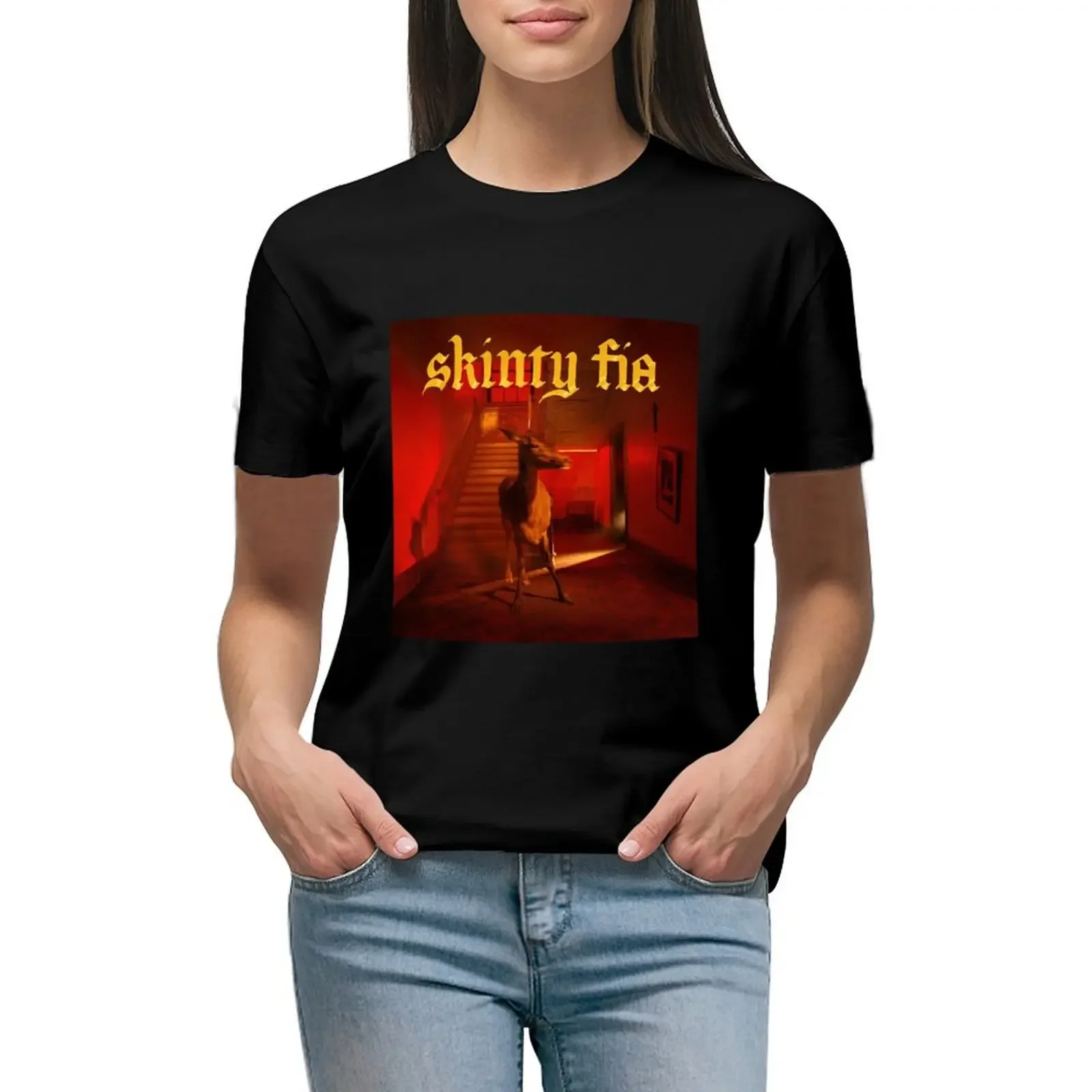 

Fontaines D.C Skinty fia T-Shirt anime clothes sweat plus size tops Women's summer blouses 2024