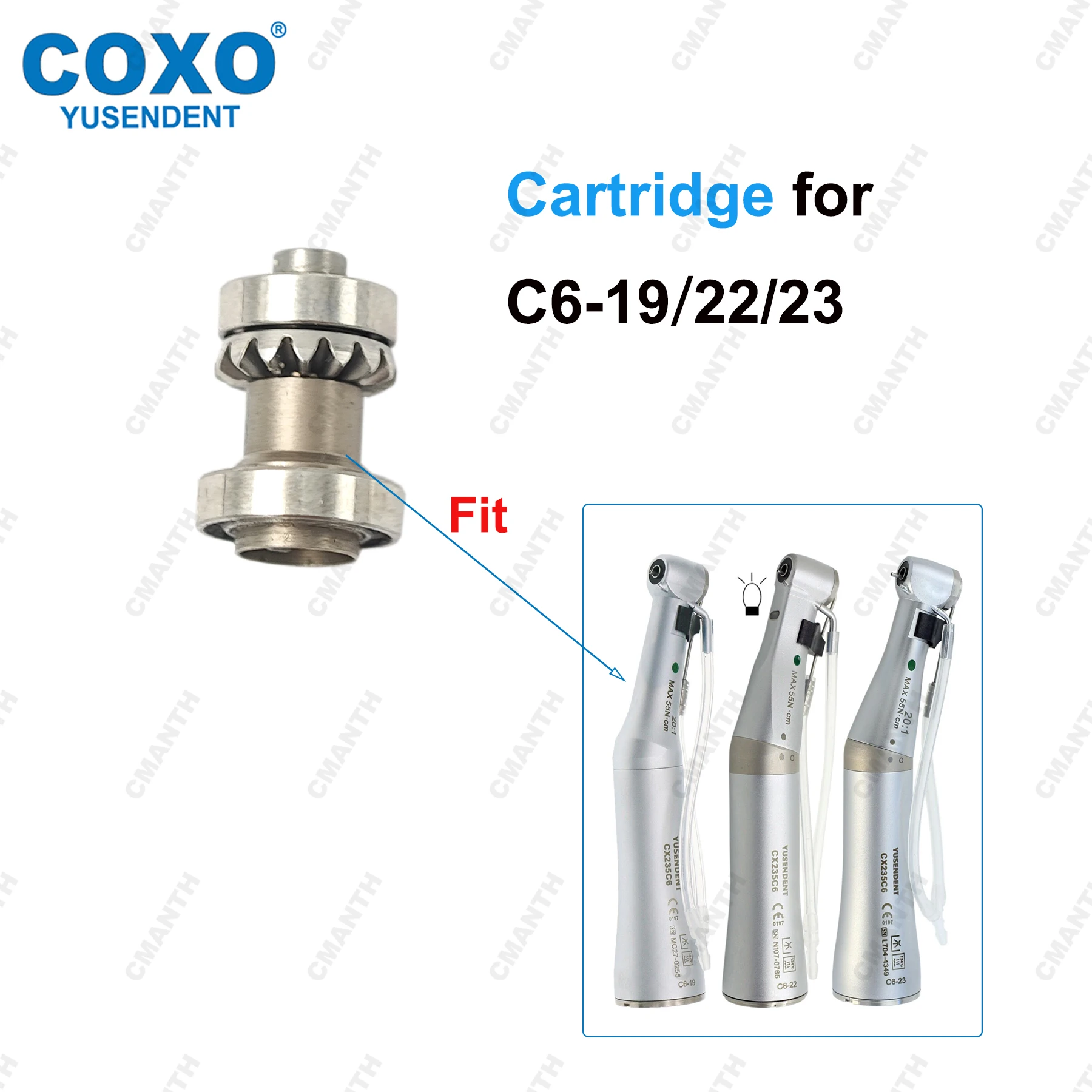 Original COXO Dental Turbine Cartridge Air Rotor For COXO High/Low Speed Handpiece Contra Angle Handpiece Dentistry Spare Parts