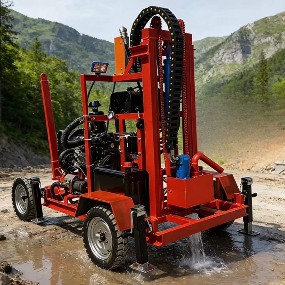 Agricultural Irrigation Water Well Drilling Rig Machine Water Well Drilling Machine 200m Water Well Drilling Machine for Sale