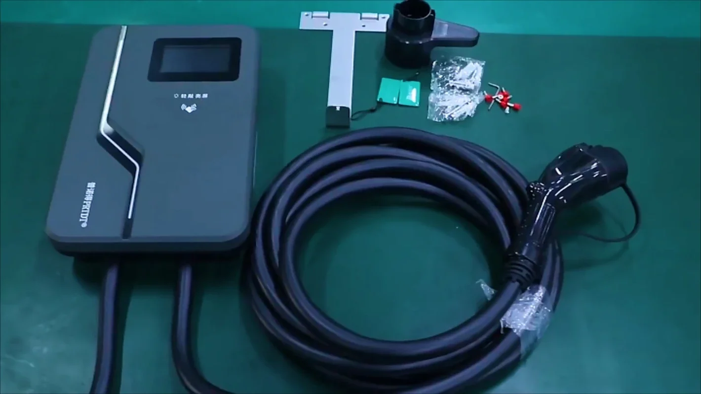 RUIVANDAAC EV Type 2 GBT Type 1 Electric Vehicle Charging Station New 7kw 11kw 22kw 220 380 Volt Car Charger