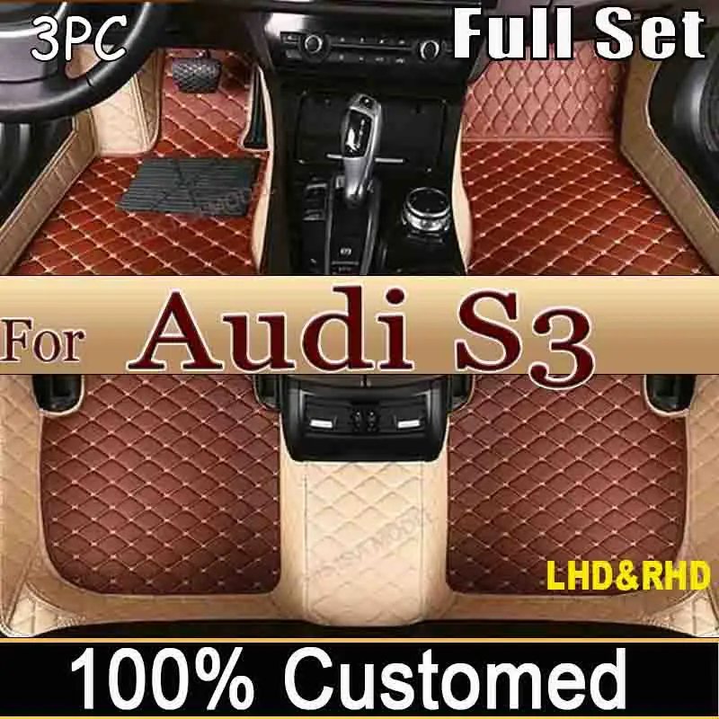 

Car Floor Mats For Audi S3 2019 2018 2017 2016 2015 Waterproof Car Carpet Car Styling Custom Interior Accessories Car Mats Cover