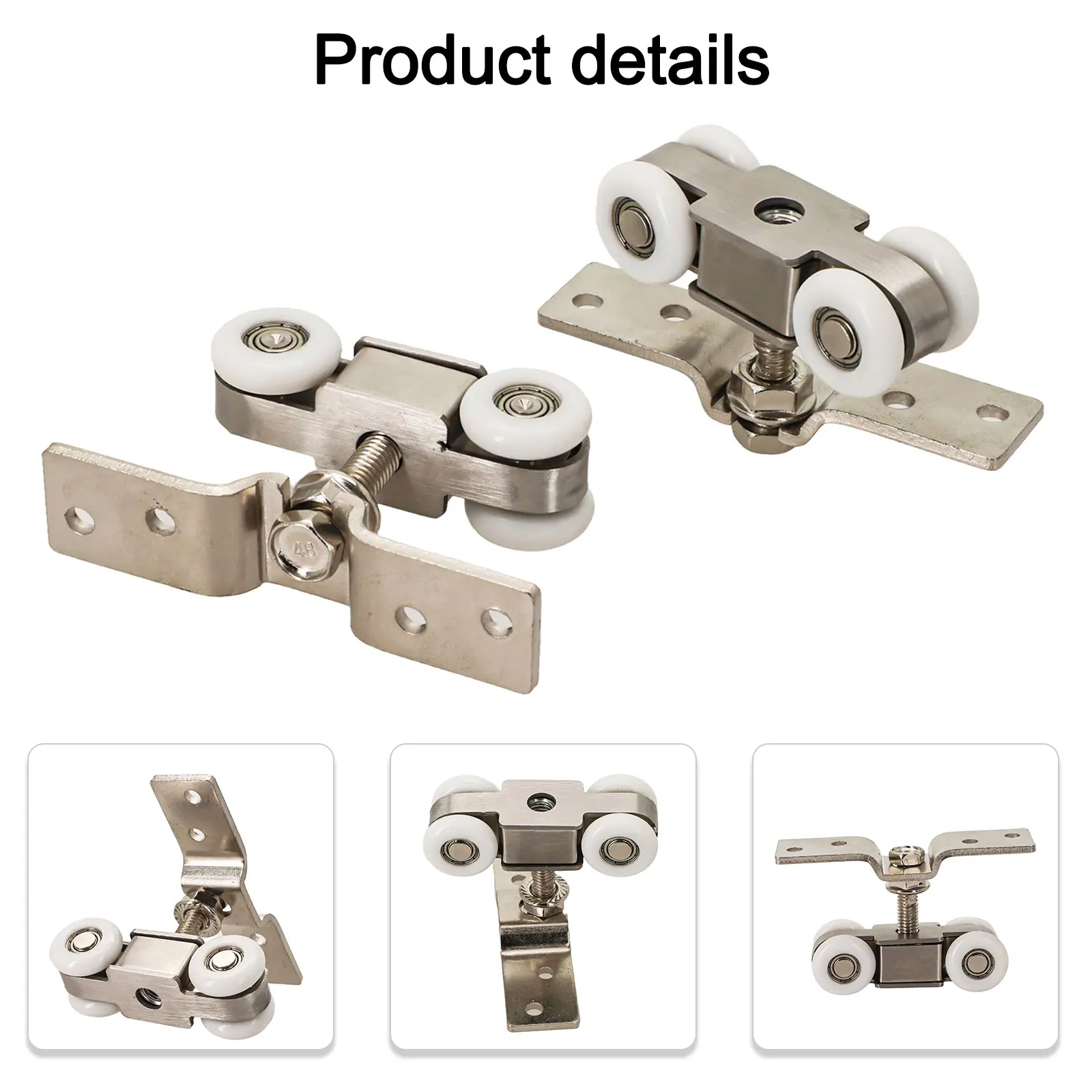 for top Mount Sliding Door Track Rail for Glass Panels with Balanced Load Distribution and Reduced Friction Movement