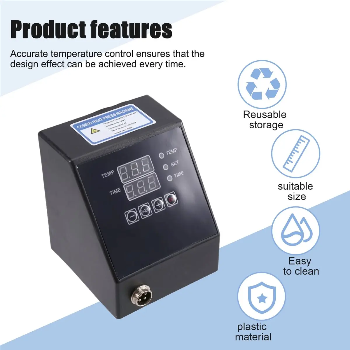 DT81 220V for Mug/Plate/Stone Photo/T-Shirt Heat Press Machine Digital Control Heat Press Machine Temperature Control