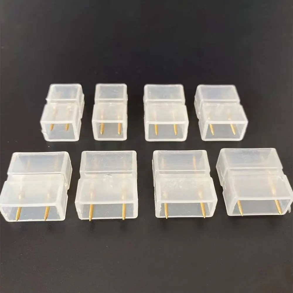 Copper RGB Connector Durable Gold 6mm 7mm 8mm 9mm 10mm LED Strip Connector 2 Pin 3Pin Terminals Connector RGB