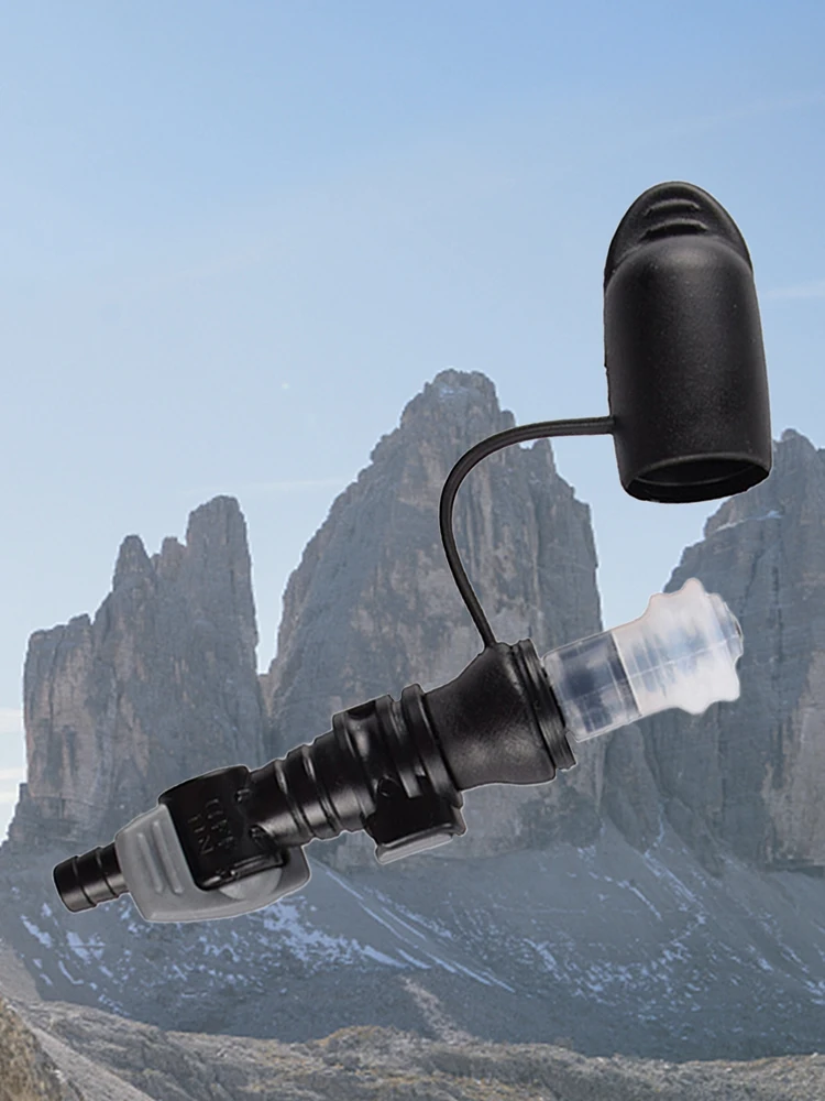 AliExpress Hydration Bags Bite Valve Mouthpiece Replacement 7-9mm Diameter Nozzle Connector with Cover for Cycling Sports Bladder Water Bag