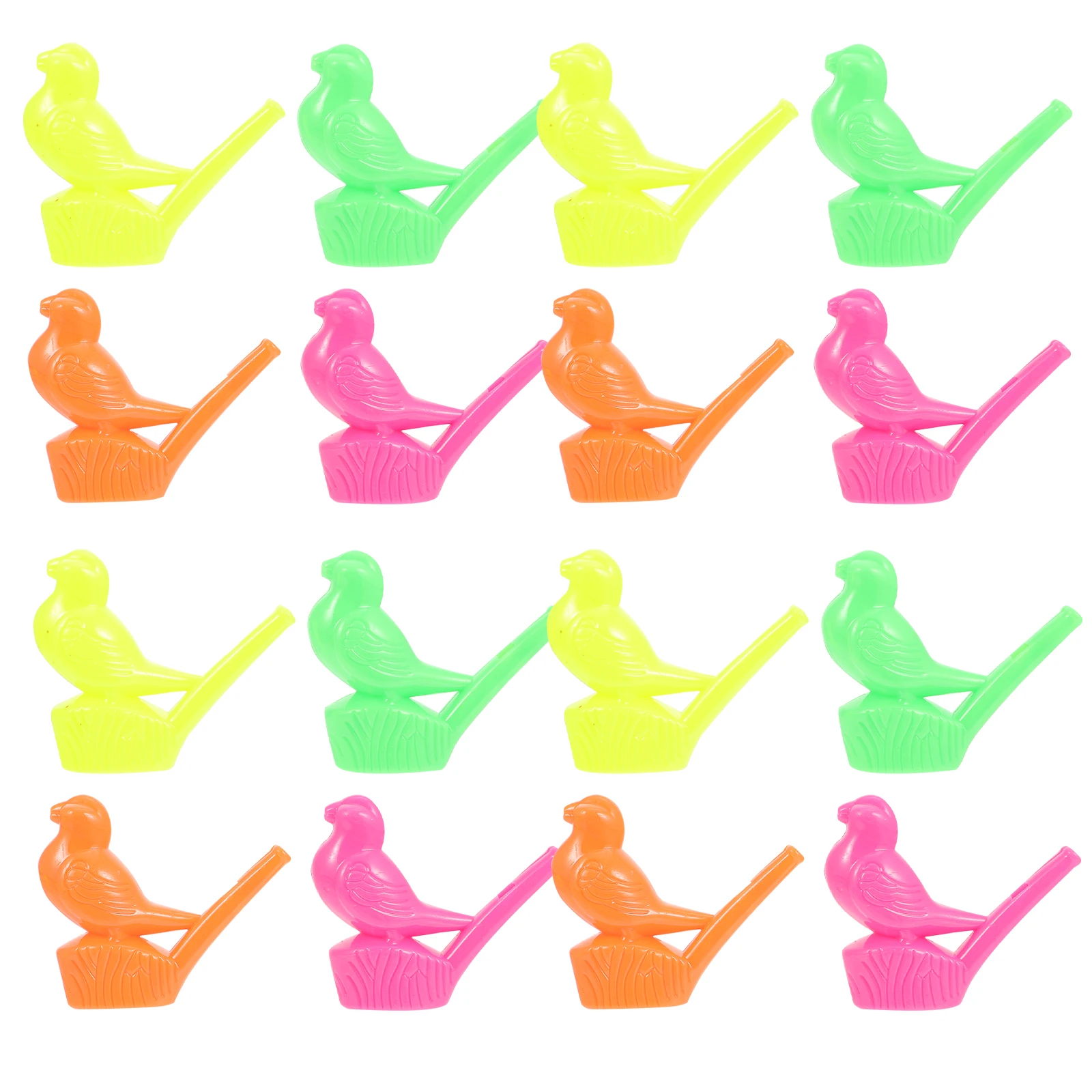 

16 Pcs Bird Whistle Baby Educational Toys Plastic Party Educational Musical Gift