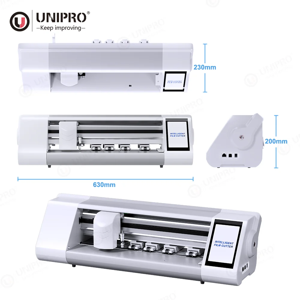 UNIPRO Unlock Film Cutting Machine Flexible Hydrogel Film Cutter Unlimited Cuts Support 12.9 17 Inch Screen Protect Film Cut