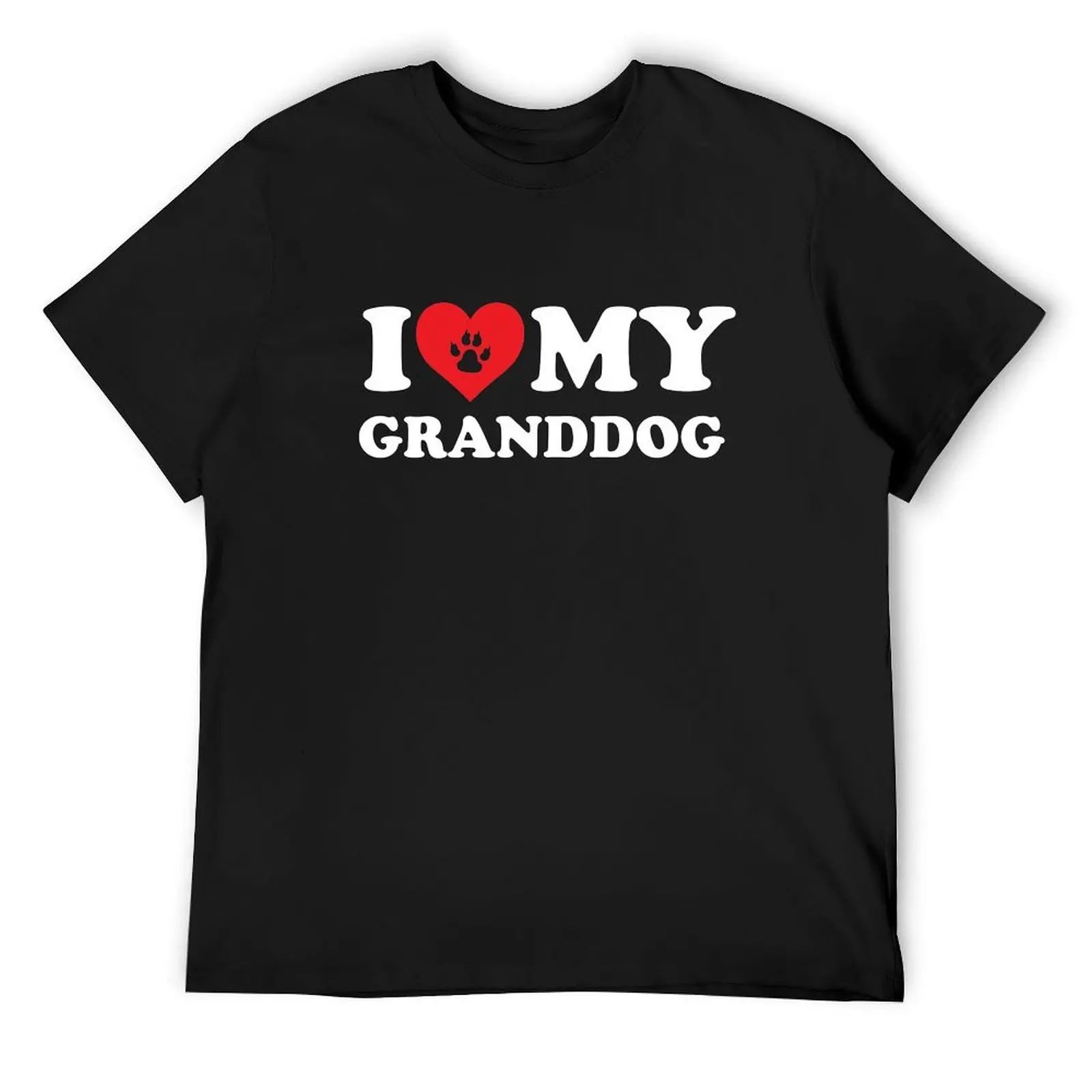 I Heart My Granddog, I love My Granddog, T-Shirt vintage t shirts hippie clothes for a boy Aesthetic clothing clothes for men