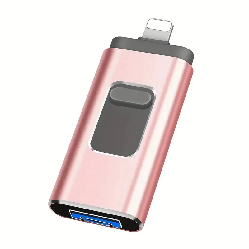 

4 in 1 OTG Flash Drive for iPhone & Type-C & Android & PC, USB 3.0 High Speed Memory Stick 64GB-1TB, Photo Stick Thumb Drive