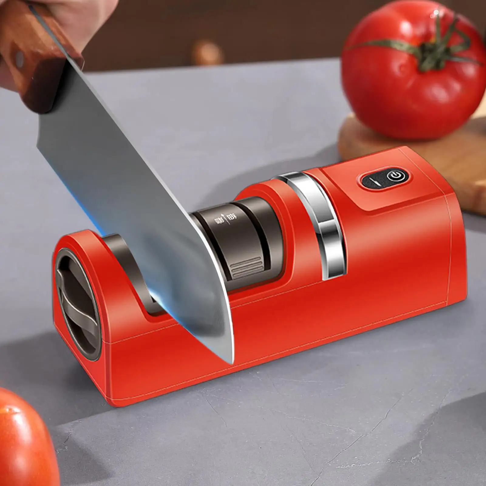 Electric Cutter Sharpener Electric Kitchen Cutter Sharpener Safety Non-slip Quick Polishing Tool For Scissor Sharpening
