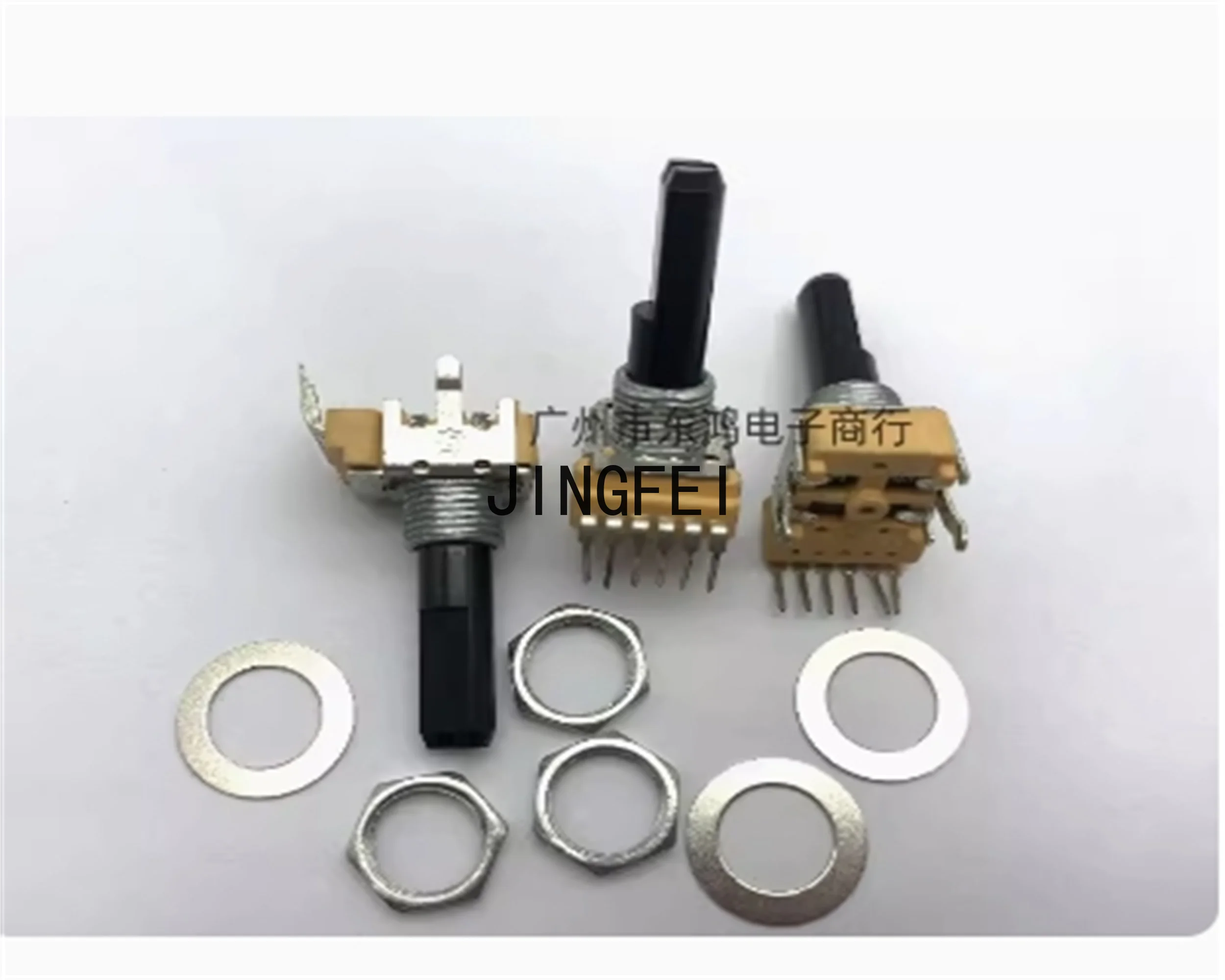 1 PCS Shengwei RK12 volume potentiometer RK1150GOE0L-HA1-000 dual B10K shaft length 23MM half shaft