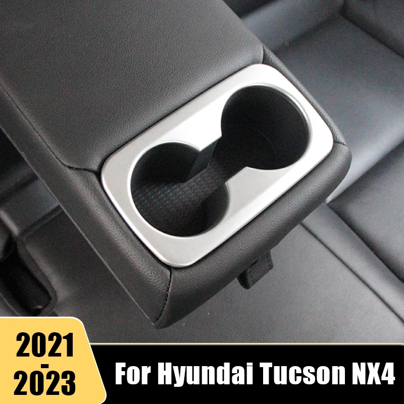 

For Hyundai Tucson NX4 2021 2022 2023 ABS Car Rear AC Air Outlet Trim Cover Auto Sticker Decoration Styling Accessories