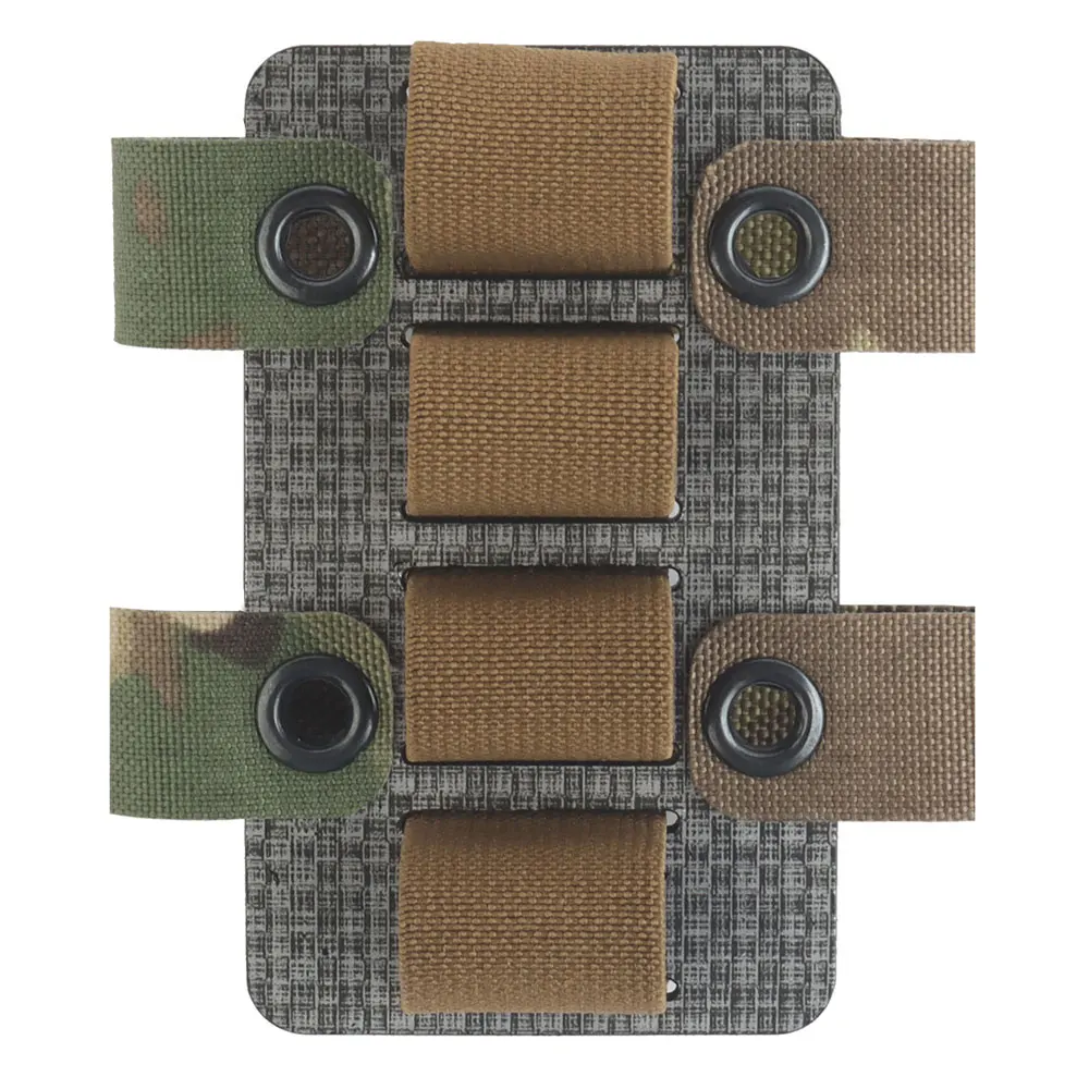 4 Rounds ST Shell Sleeve Storage Card Strip Tactical Shotgun Shell Holder for 5.56/7.62 Magazine Pouch Fixed Case Expansion view 3
