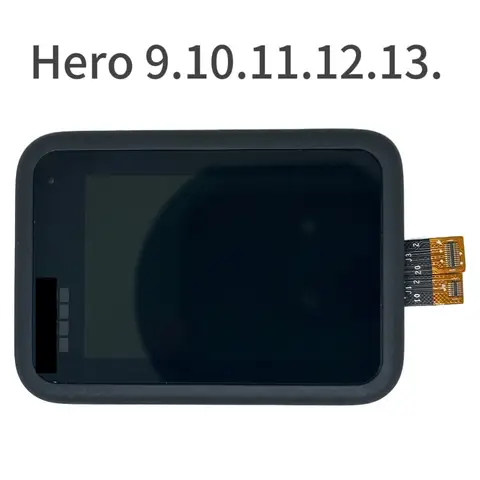 Original For Gopro Hero 9 10 11 12 13 LCD Screen Display With Touch + Back Cover Frame Repair Repla