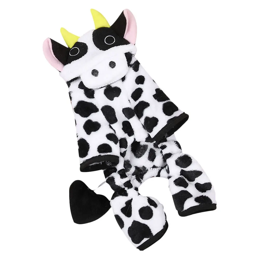 

Pet Dog Clothes Cartoon Winter Warm Coat Puppy Outfit Comfortable Stylish Breathable Soft Decorative Costume Small Dogs Wear