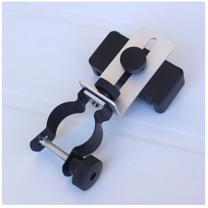 All-metal Mobile Phone Photography Clip Stand Telescope Microscope Accessory