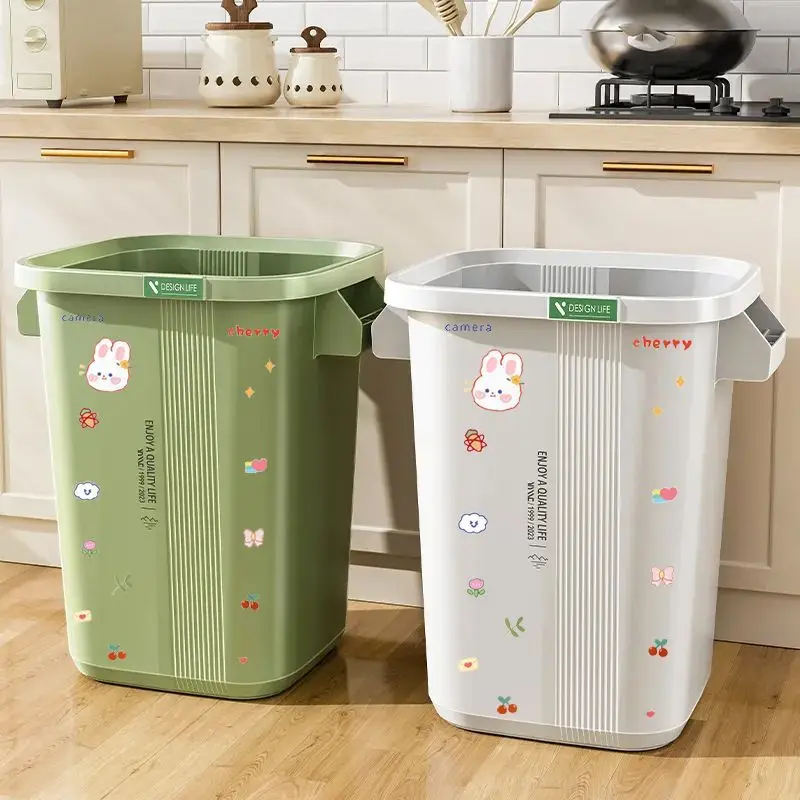 Large Capacity Kitchen Trash Can,New 2026 Household Garbage Bin For Living Room Bathroom Commercial Catering Outdoor Scenarios