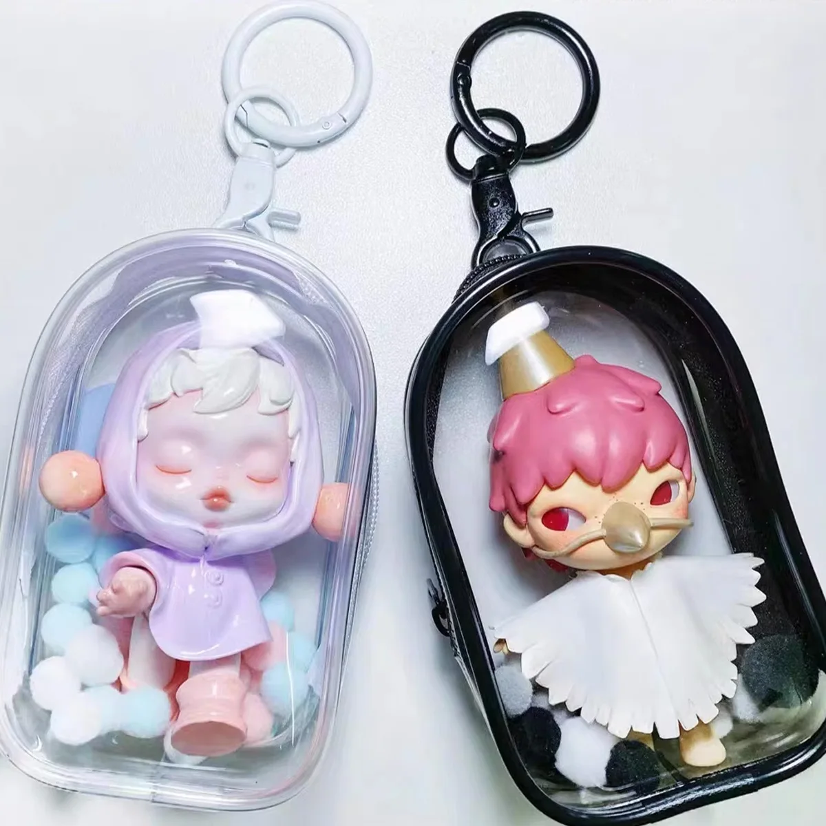 1/2pcs Waterproof Piece Transparent Charger Storage Bag With Design Multi Purpose Portable Storage Bag For Travel Storage Bag