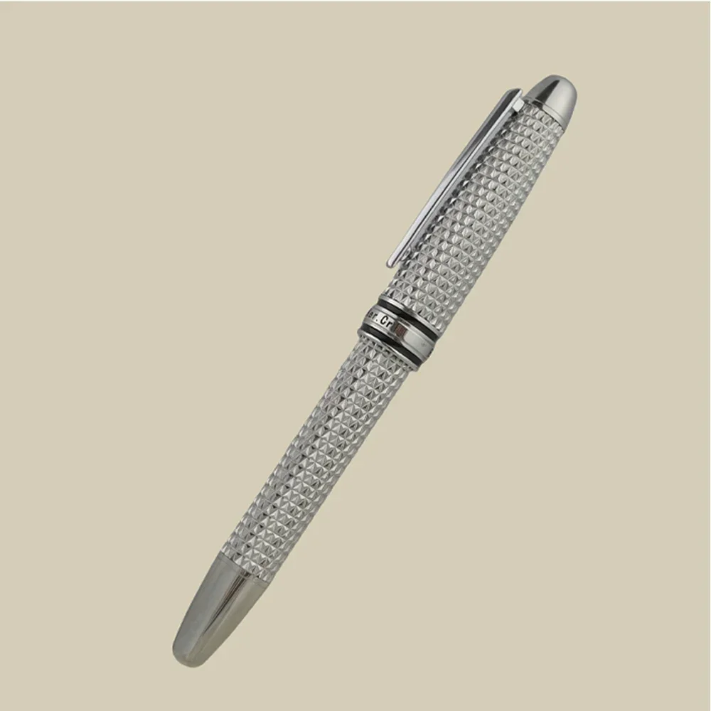 New for Booker Hilhara/Original Geometry Stainless Steel Carving Fountain Pen Exquisite Schr Ö Dinger's Cat Carving Steel Tip