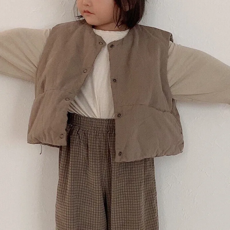 가을 아기 그릴 겨울 옷, 남아 민소매 재킷, 유아 조끼, 어린이 싱글 브레스트 조끼 코트, 어린이 외투, 신제품