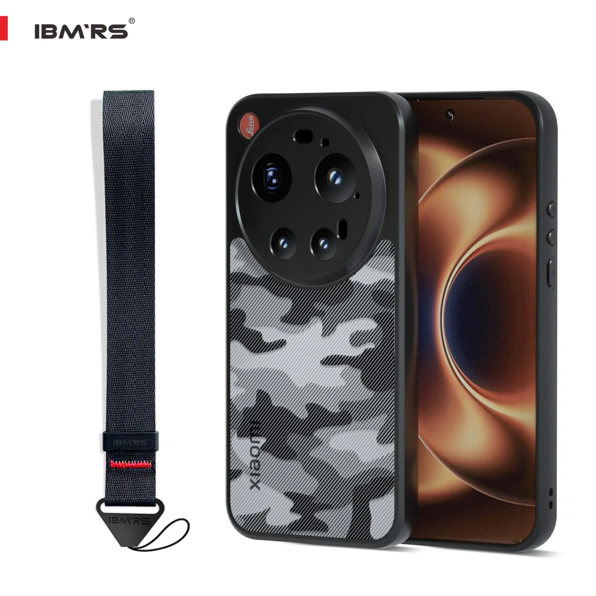 

IBMRS for Xiaomi 17 Ultra Camo Case, Shockproof Cover, PC+TPU Dual Layer Heavy Duty Armor