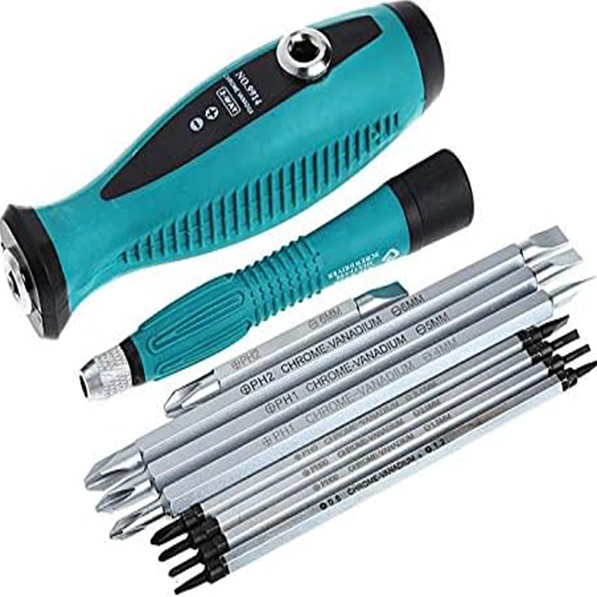 مجموعة أدوات مفك مغناطيسي احترافي، طقم إصلاح شق متعدد الوظائف مكون من 10 قطع للإلكترونيات الدقيقة ومشاريع DIY #4