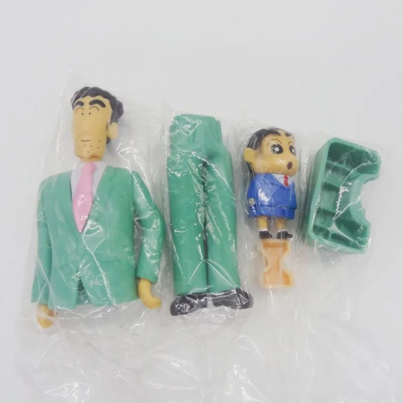 アニメクレヨンしんちゃん家族の肖像画かわいいアクションフィギュア PVC モデル像おもちゃ人形机の装飾グッズギフト箱入り