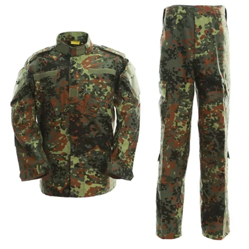 

Outdoor CamouflageTactical Hunting BDU Uniform Hiking Shirt & Pants Set Outdoor Climbig Hunting Clothing Camo