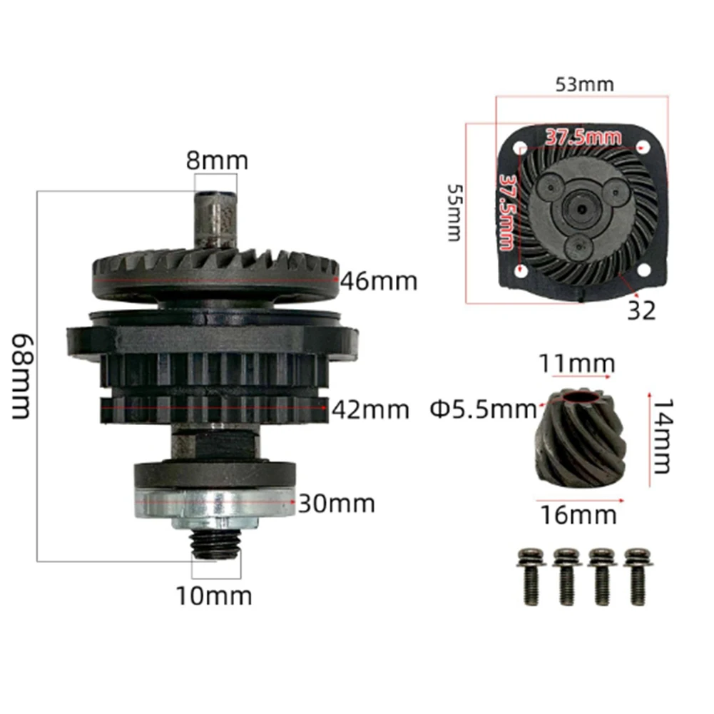 

Metal Angle Grinder Gear Assembly Kit For Bosch 6-100 Angle Grinder Gear Press Plate Assembly FF03-100A Angle Grinder Gear 07422