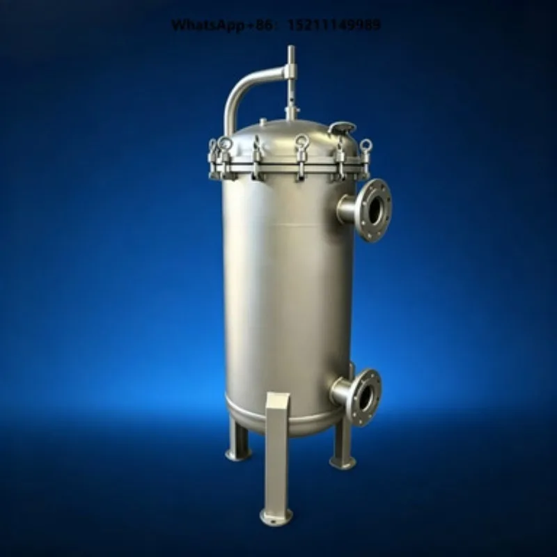 Corrosion Resistant Multi Bag Water Treatment Filter Housing High Volume Liquid Impurity Removing Filtration Machinery