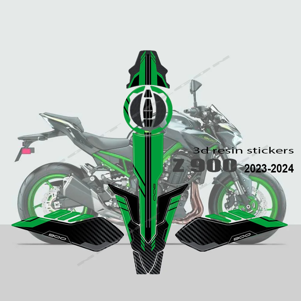 

Z900 Fuel Tank Sticker Oil Gas Cap 3D Decal Cover Protector Waterproof For KAWASAKI Z900 Z 900 2023 2024