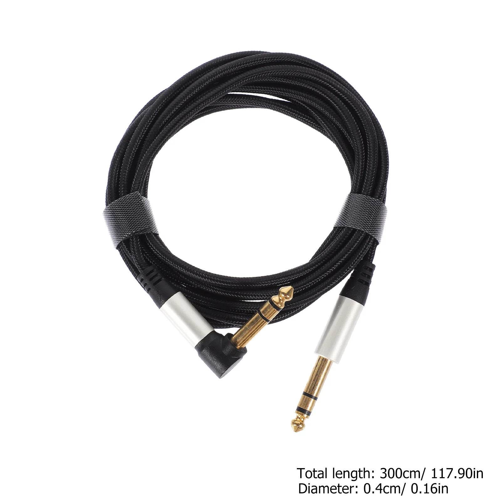 Cavo patch per chitarra da 6,35 mm maschio a maschio Cavo audio in materiale robusto e durevole per pedali effetti Microfoni Altoparlanti