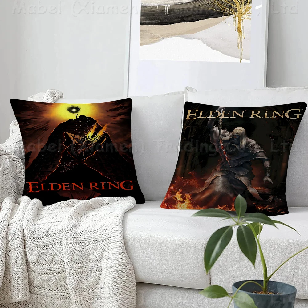 Game E-Eldens Ring Pillow Anime Pillow Sofa Bed Head Pillow Cover Cushion Cover 45x45 Cm Fashion