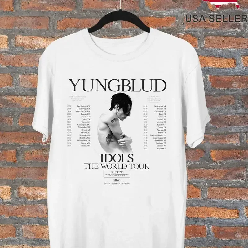 Yungblud Idols World Tour With Bludfest Uk T Shirt Full Size S 5Xl Tt1120