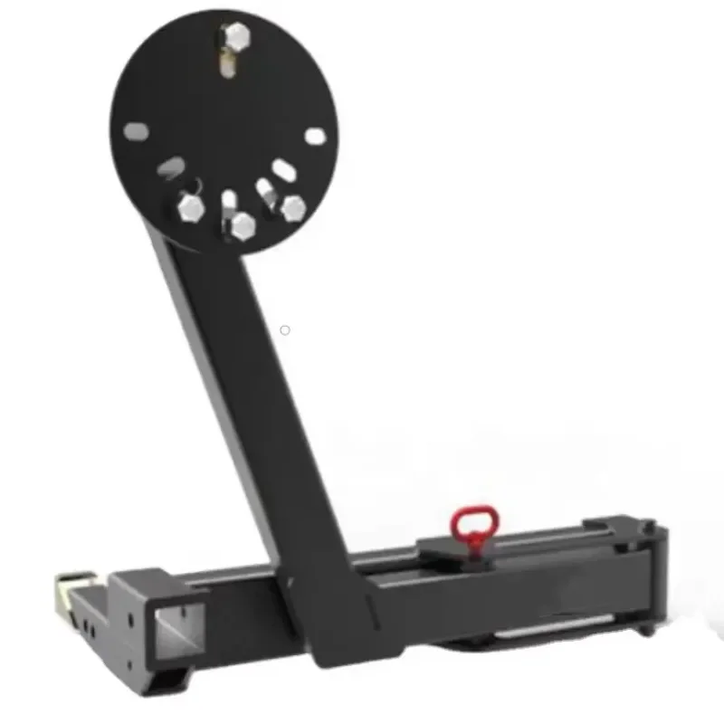 Hot-selling steel universal hitch frame rear wheel rack car SUV semi truck spare storage