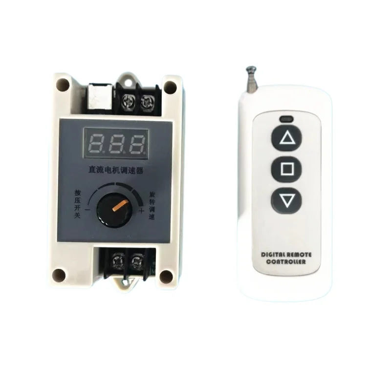 DC 6V-28V PWM Motor Speed Controller, Wireless Remote DC Motor Dimmer Switch, 5A Adjustable Speed Regulator for DIY Tools
