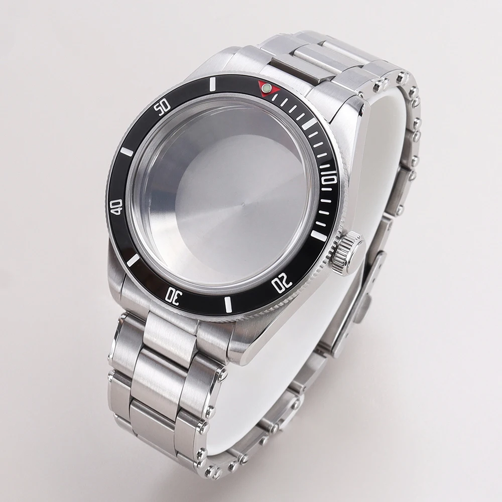 

38.8mm Vintage Watch Case 316L Stainless Steel Strap Sapphire AR Coatingfor For Seiko NH35 NH36/34 4R36 Automatic Movement 10ATM