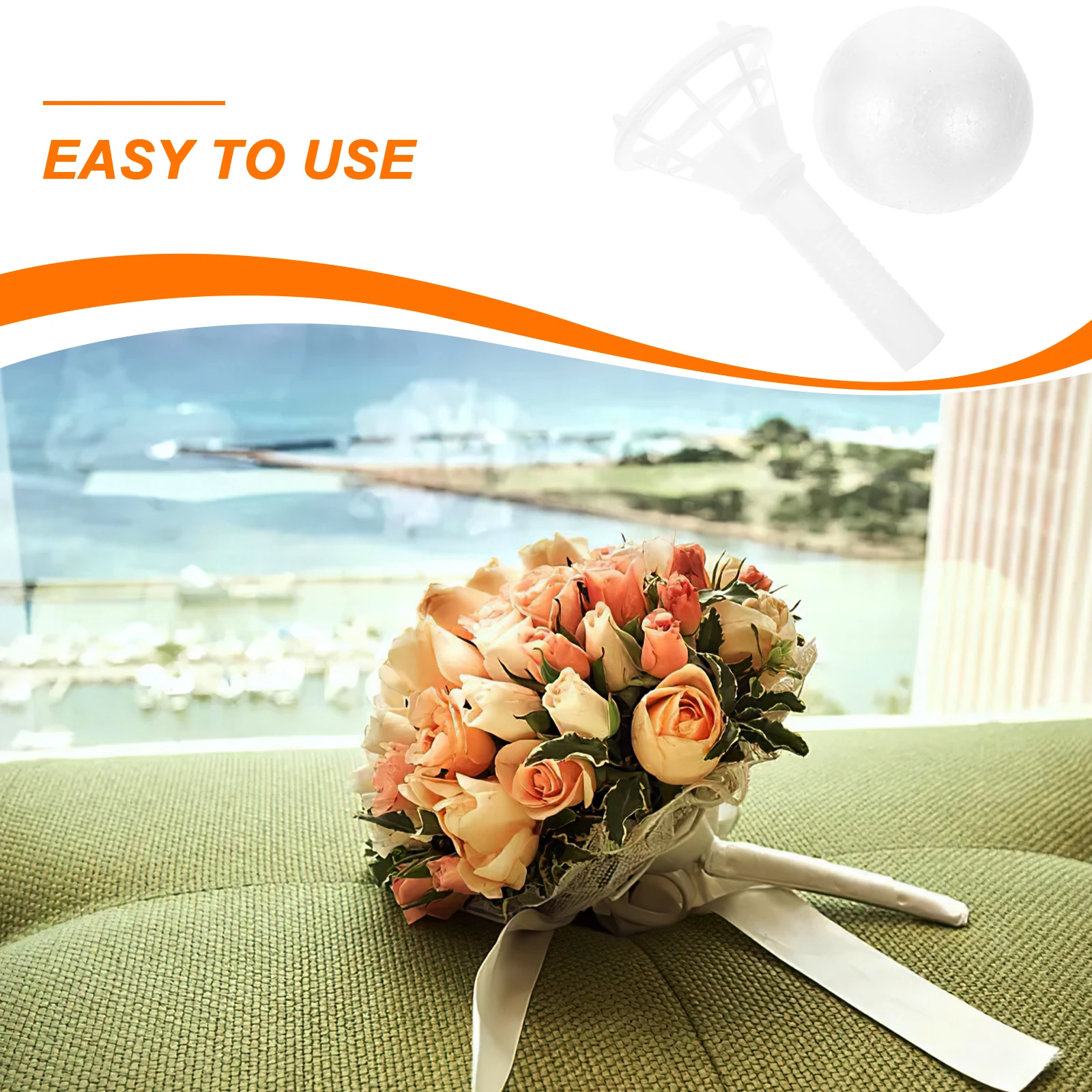 Foam Flower Holder Multi-use Wedding Supply Setting Props Bouquet for Floral Holders