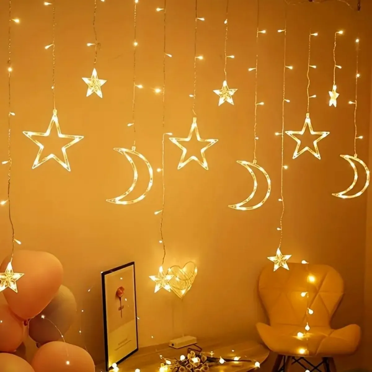 LED Star Light Camping Atmosphere Light Bedroom Decoration Birthday Scene Decoration Light String Full of Stars
