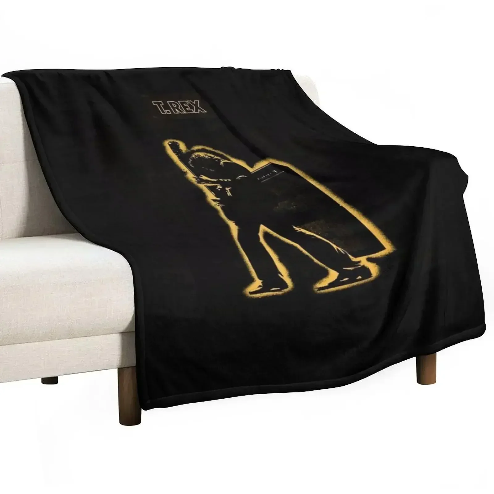 New Electric Warrior - T-Rex Throw Blanket Kid'S Designers Travel Single For Decorative Sofa Blankets