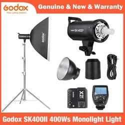 Godox SK400II 400Ws GN65 5600K Studio Strobe Flash Monolight Light Bowens Mount for Studio Shooting 2.4G Wireless X System